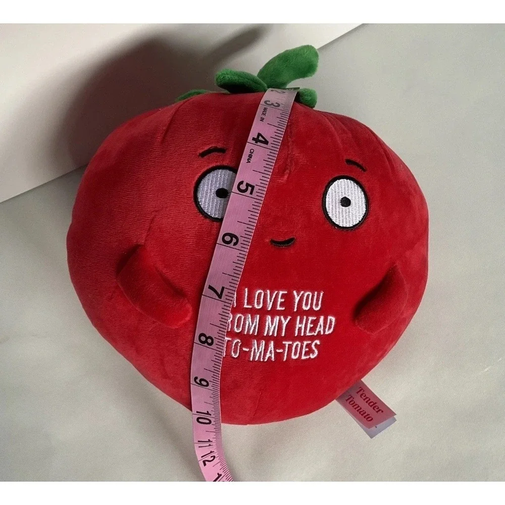 Big Tender Tomato Plushie - Super Soft Stuffed Animal | Adorable Love Gift fo...